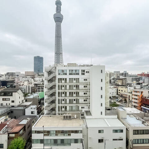 朝日言問マンションの眺望・バルコニー写真