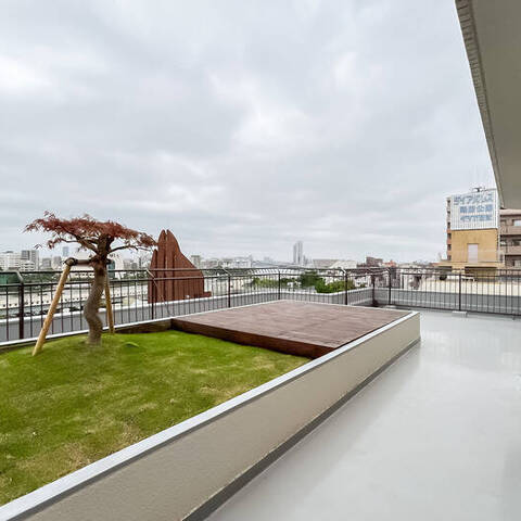 朝日言問マンションの眺望・バルコニー写真