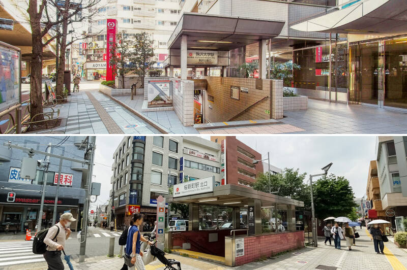 暮らしの舞台は、 “駒沢大学〜桜新町” と住みやすさが整うエリア。駅前通りには、スーパーや飲食店が建ち並び賑やかな雰囲気です。
