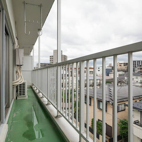 学芸コーポの眺望・バルコニー写真