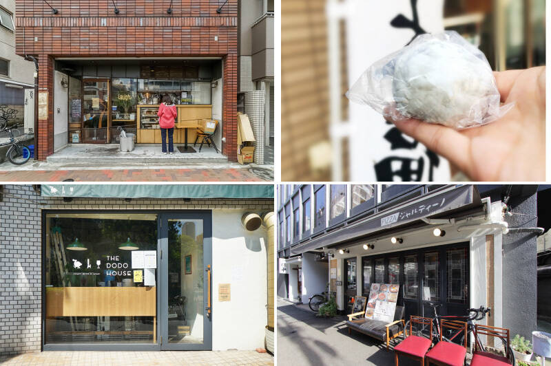 <p><b>左上・</b>マンションのすぐ近くにある、ビストロ料理とナチュラルワインのお店「<b>Laugh(ラフ)」</b>。自家製メニューをテイクアウトして楽しむこともできるので、ホームパーティーの一品にいかがでしょう。(徒歩1分)/<b>右上・</b>「<b>大久保だんご</b>」の豆大福は、リモートワークの日のおやつの定番になりそう。(徒歩1分)/<b>左下・</b>週替わりのクラフトビールを楽しめる「<b>Craft Beer&Wine THE DODO HOUSE(ドードー ハウス)」</b>。仕事終わりにはカウンター席でタップから注がれるビールに癒されたい♡(徒歩5分)/<b>右下・</b>「<b>Pizza Giardino Savoy(ピッツア ジャルディーノ サヴォイ)</b>」では、本格的な石窯ナポリピッツァをいただけます。(徒歩4分)</p>