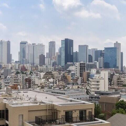 落合ハイムの眺望・バルコニー写真