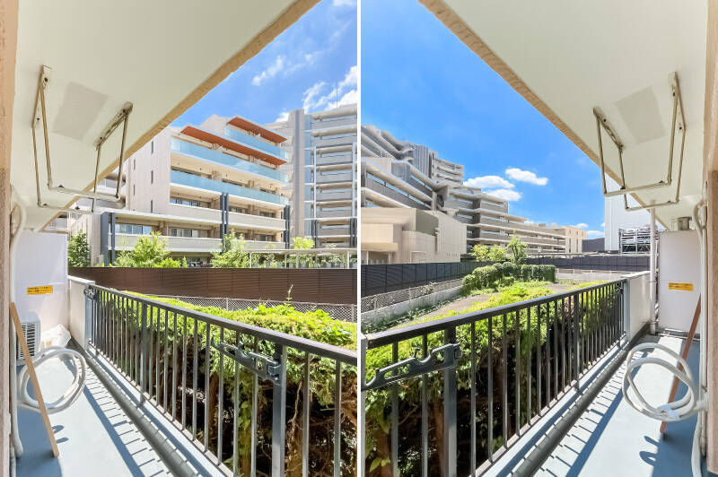 南向きなので洗濯物がよく乾きそう。