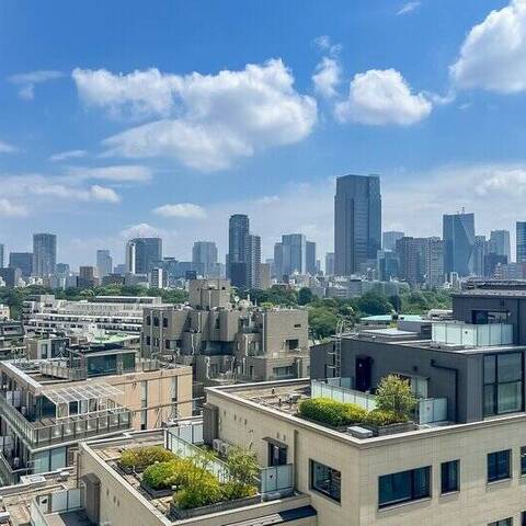秀和青南レジデンスの眺望・バルコニー写真