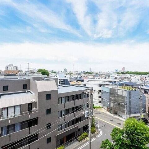 下馬ハイライズの眺望・バルコニー写真