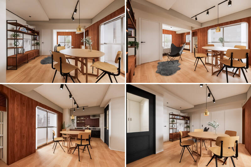 部屋数が足りている場合、洋室AはLDKのリビングの一部として使うのがおすすめ。LDKに余白が生まれ、リビングとダイニングのスペースをそれぞれゆとりを持って設けられます。