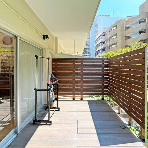 広尾マンションの眺望・バルコニー写真