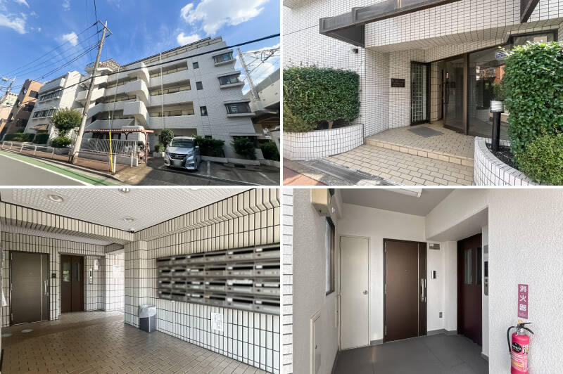1986年に竣工した、総戸数36戸の建物。ご紹介した住戸は５階に所在しています。
