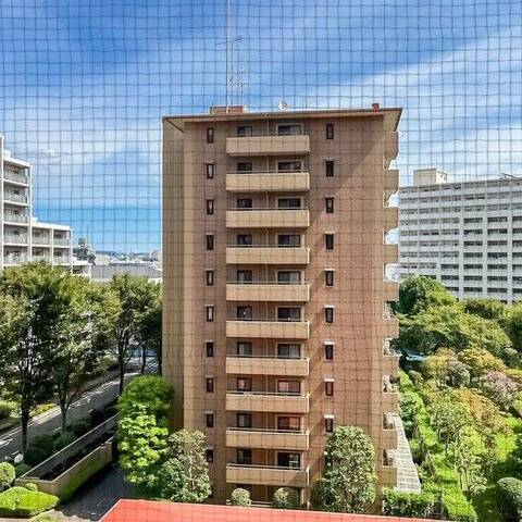 多摩川ハイム2号棟の眺望・バルコニー写真