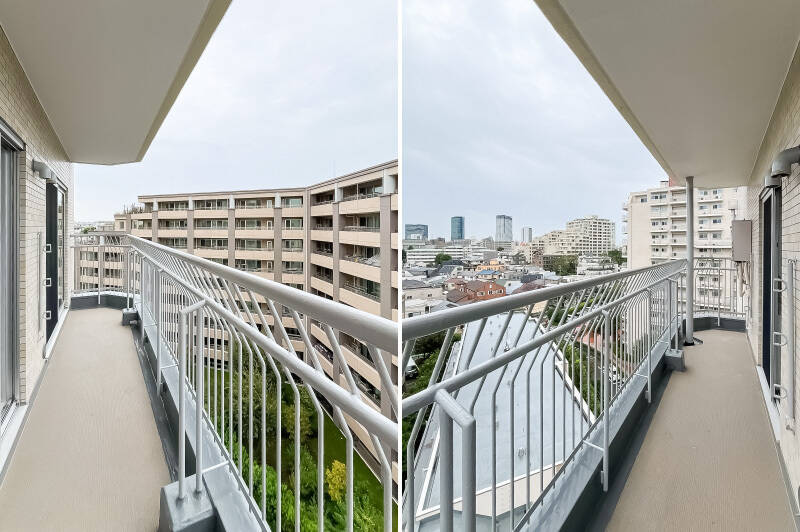 バルコニーは、洋室Aまで続くワイドスパンです。