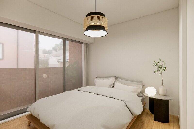 洋室Bは南東向きのバルコニーに面しています。折れ戸2枚分の収納付き。