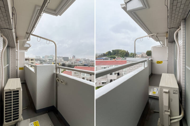 取材時は曇りでしたが、南東向きなので洗濯物がよく乾きそうですよ。