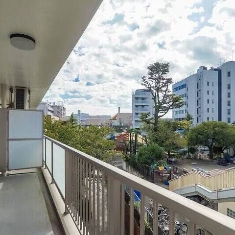 碑文谷マンションの眺望・バルコニー写真