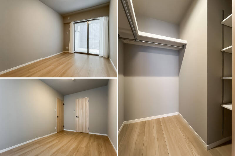 こちらもドライエリアに面し、たっぷり容量のWIC付きです。