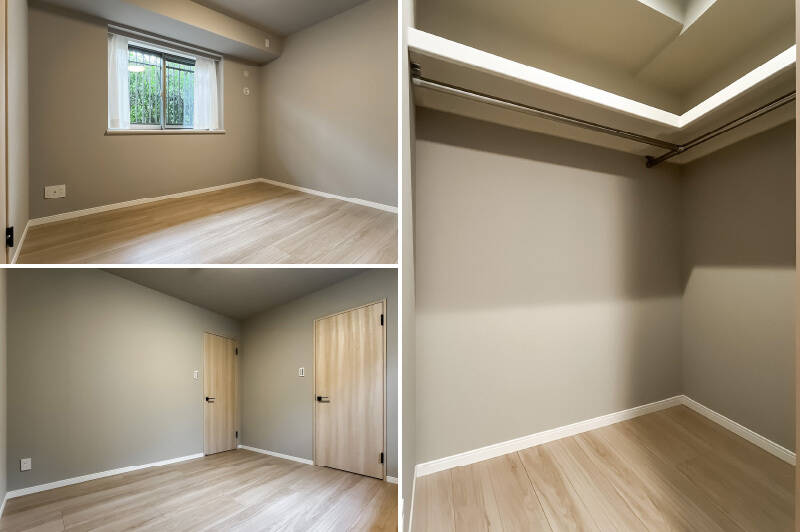 西向きの窓付きで、WICを備えています。