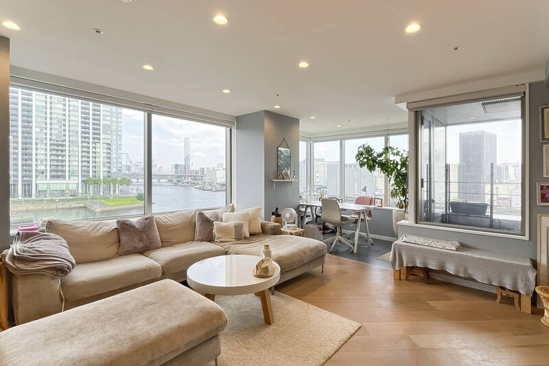 ……と思わず声をあげずにはいられない、運河を望む開放的な景色。