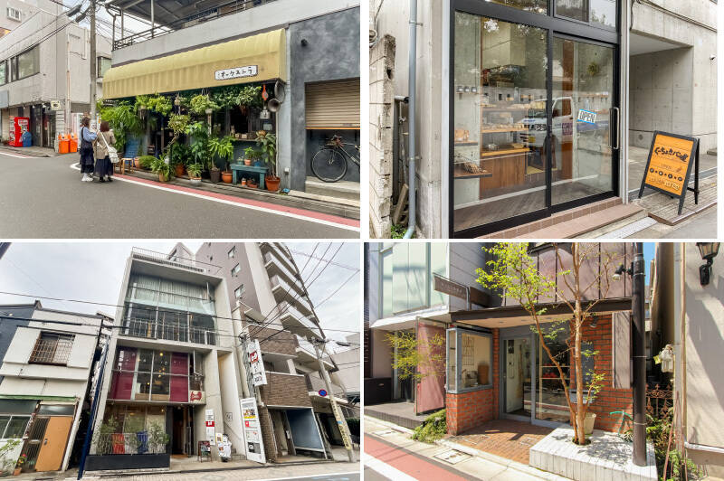 <b>左上・</b>売主さまもオススメという、「CAFEオーケストラ」。こだわりのスパイスカレーがいただけます。(徒歩3分)/<b>右上・</b>木~日曜日しか開店しないパンと焼き菓子のお店「ぐーちょきパン屋」。天然酵母から作られたシンプルなパンは朝食の定番になりそう。(徒歩3分)/<b>左下・</b>感動を覚えるビール体験ができるという「PERFECT BEER KITCHEN 西荻窪」。インスタグラムを眺めているだけで、ビールが飲みたくなりました。(徒歩5分)/<b>右下・</b>お部屋のインテリアは、カフェや店舗でも使われる古い家具と雑貨が並ぶ「ひぐらし古具店」で少しずつ揃えてみてはいかがでしょうか。(徒歩3分)