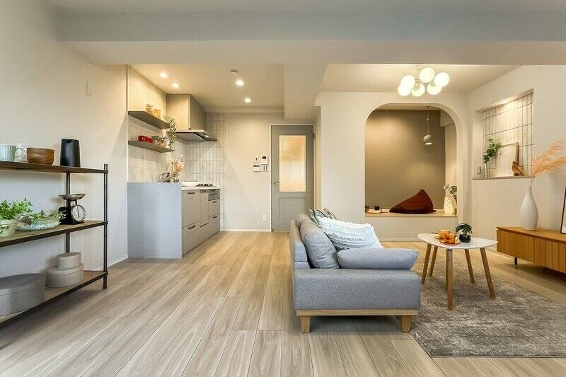 窓側から見ると『きゃわいい!』と脳内で叫ばずにいられないアーチが♡