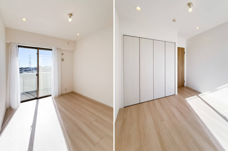 玄関に一番近い居室で、窓は南向き。外へ出てみましょう！