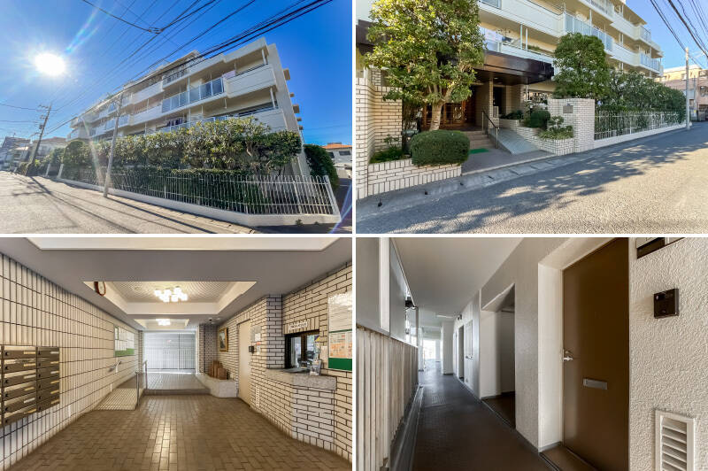 1986年に竣工した、地上5階建てのマンション。ご紹介した住戸は3階部分に所在します。