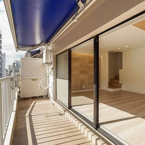 広尾マンションの眺望・バルコニー写真