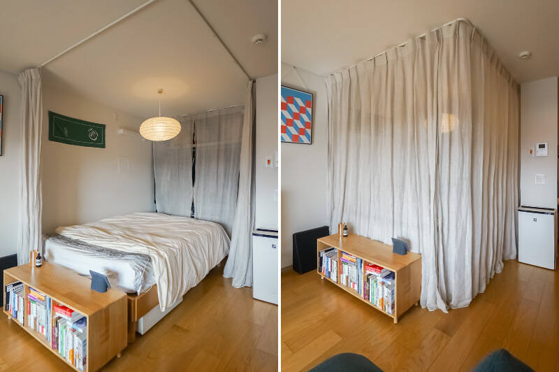 普段は開けて開放的に過ごしながら、必要に応じて個室もつくれる。やっぱり可変性があると便利です。