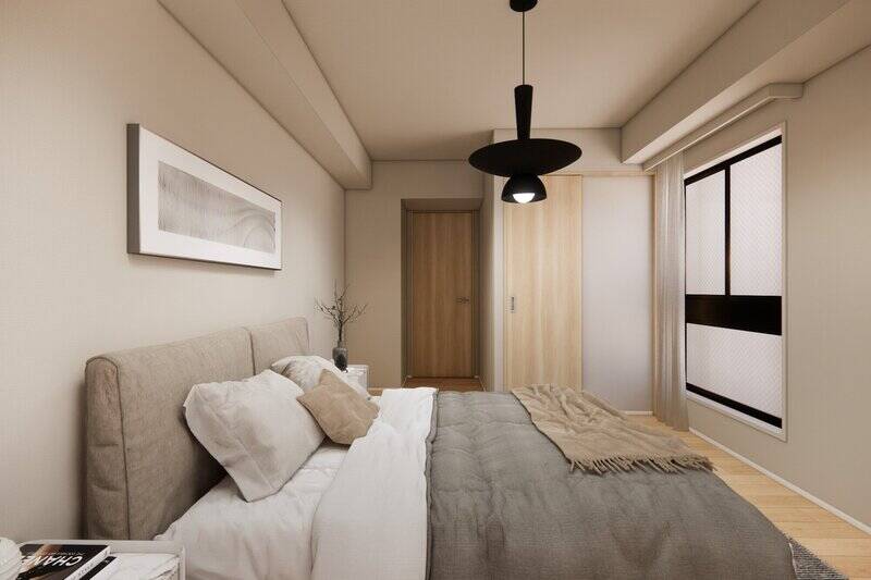 収納として、引き戸タイプのウォークインクローゼット（WIC）が備わっています。