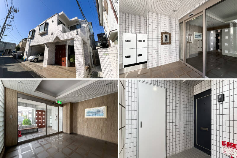 1988年に竣工した、オートロック・宅配ボックス付きのマンション。総戸数4戸で、ワンフロア2戸のプライベート感ある構造が魅力的です。