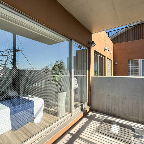 松原フラットの眺望・バルコニー写真