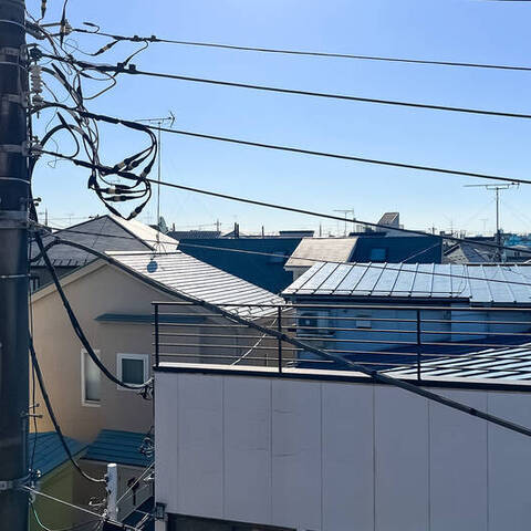 松原フラットの眺望・バルコニー写真