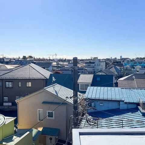 松原フラットの眺望・バルコニー写真