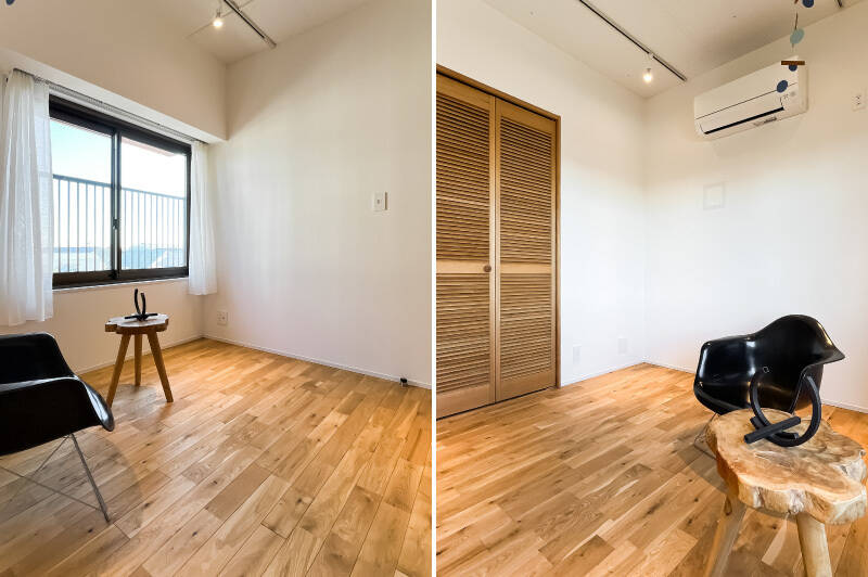 洋室B,C,Dはいずれも東向きの窓が付いており、朝の目覚めが気持ちよさそう◎