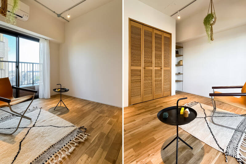 4つある居室の中でもっとも広く、クローゼットも大きめ。主寝室にいかがでしょうか。