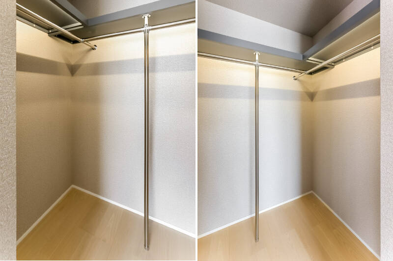 なんとサービスルームA にもWICが。物持ちな方も安心の収納量です。