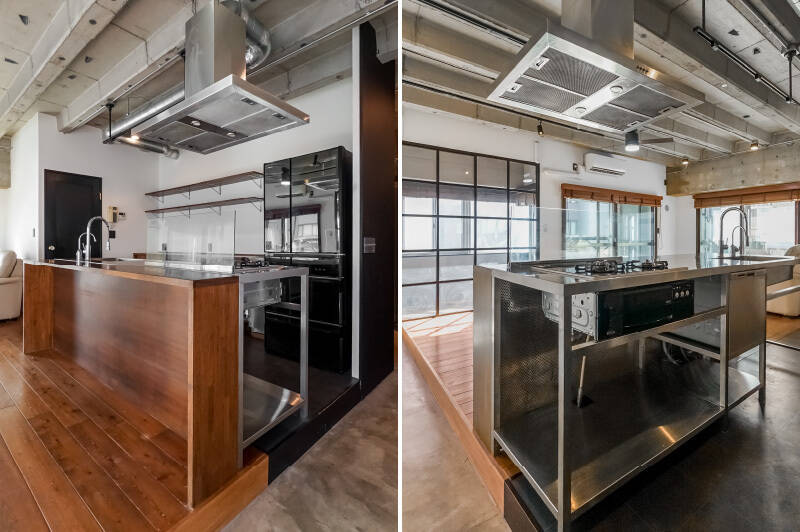 キッチンの台下は、ラックや仕切りで自分の好きなようにアレンジしてみるのもアリですね。『大きいお鍋が引き出しに入らない！』なんてことも回避できそう。