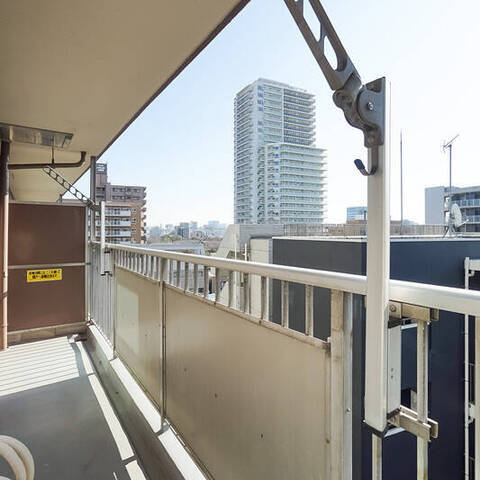 日商岩井木場マンションの眺望・バルコニー写真