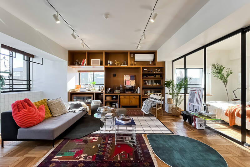 ふたたびLDKへ戻り、最後に見納めです。やっぱり素敵……！ 現地に足を運ぶと、魅力がより伝わるはず。ぜひ。