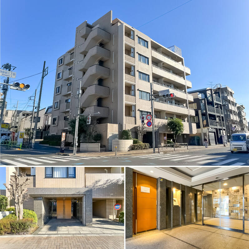 総戸数24戸、2000年竣工の新耐震基準適合マンション。オートロック・宅配ボックスを完備。