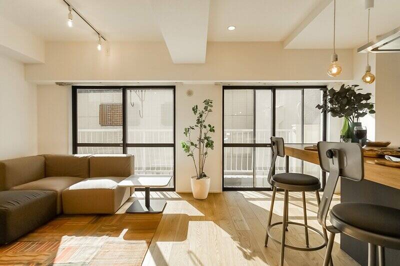 LDKの広さは約15.2帖。南西向きで日当たりも◎