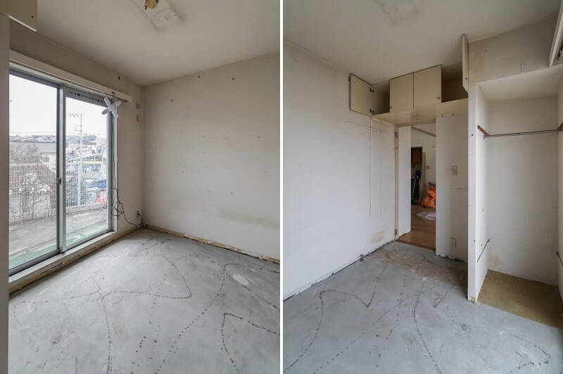 こちらは、専用庭に面した南東向きの窓のある洋室です。取材日は曇りでしたが、自然光だけでも十分なほど明るさでした。