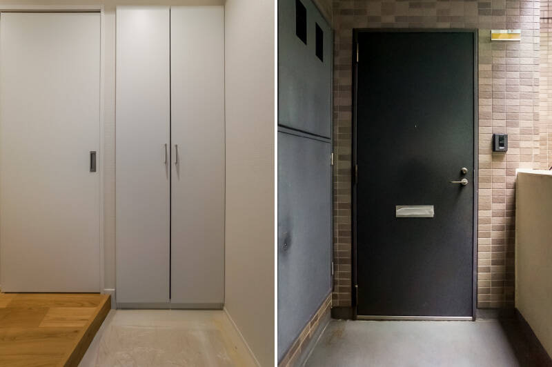 シューズボックスはトールサイズのものを設置。