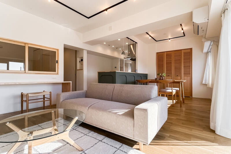 まずは、約18.4帖のLDKから見ていきましょう。