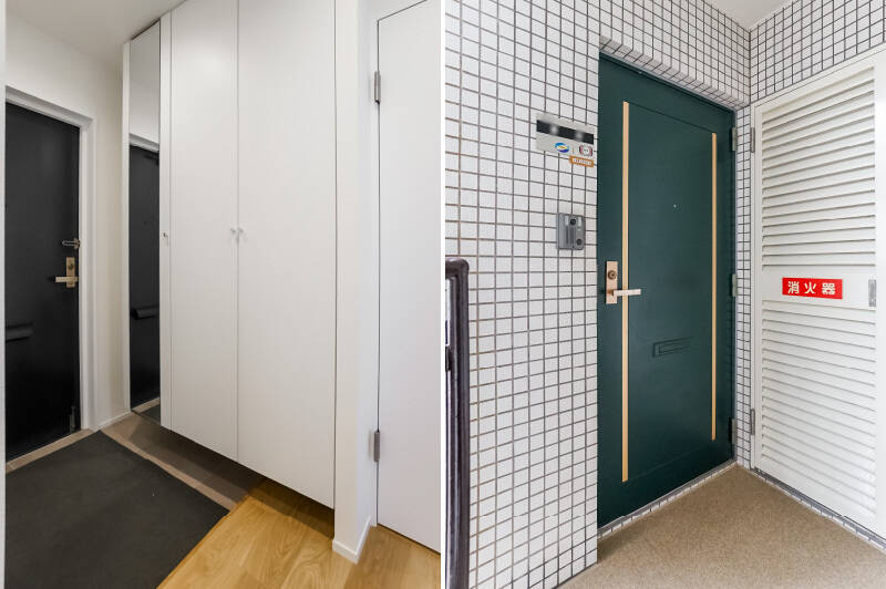 玄関には大容量のシューズボックスがあります。靴が多くなっても安心ですね。