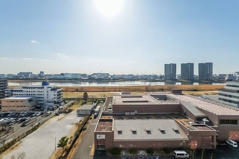 開放感のある、のどかな景色が広がります。取材時はお天気に恵まれ、空気が美味しく感じました。