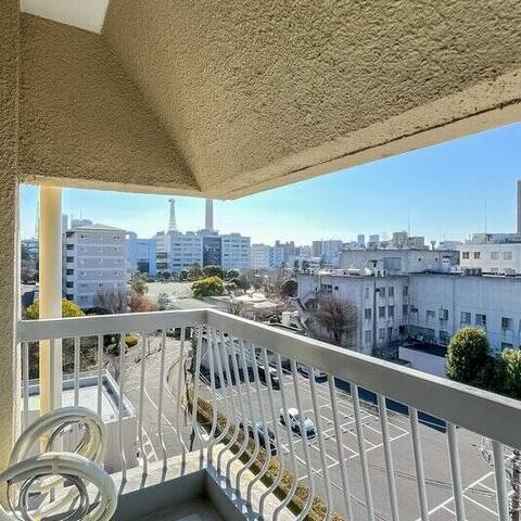 まんしょん中目黒の眺望・バルコニー写真