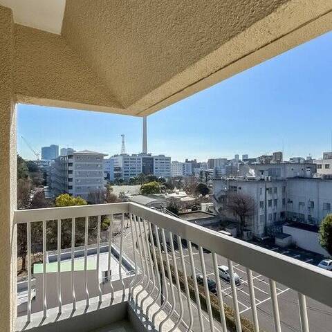 まんしょん中目黒の眺望・バルコニー写真