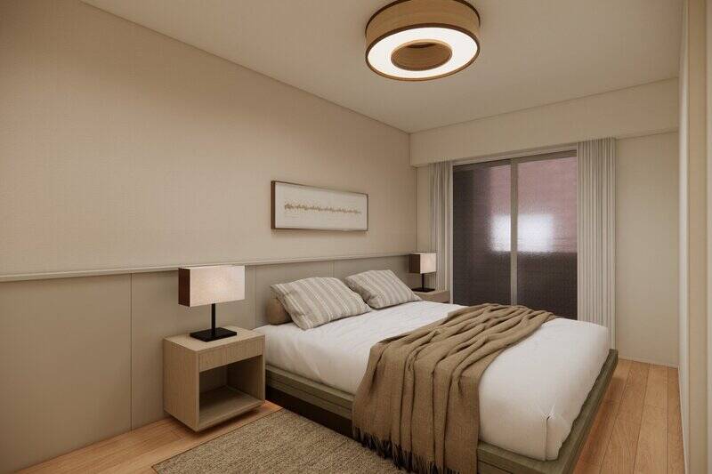 洋室Aは南東向きのバルコニー付き。