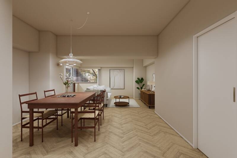 LDKは約20帖の広さを確保。