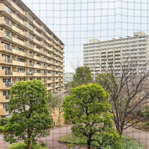 多摩川ハイム3号棟の眺望・バルコニー写真