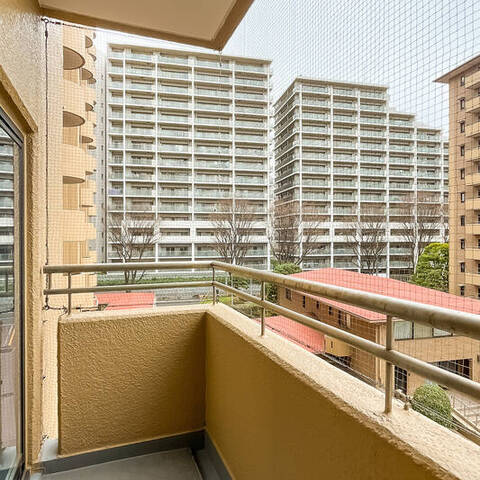 多摩川ハイム3号棟の眺望・バルコニー写真